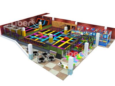 Commercial Indoor Playground Trampoline Park Factory Made In China